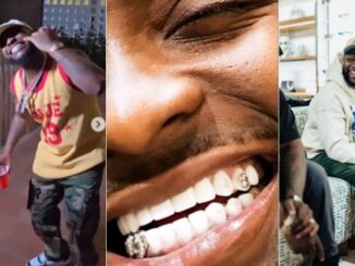 Davido brags as he shows off his N800 million ($500k) diamond teeth