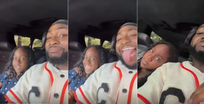 Davido shares lovely moments with second daughter Hailey