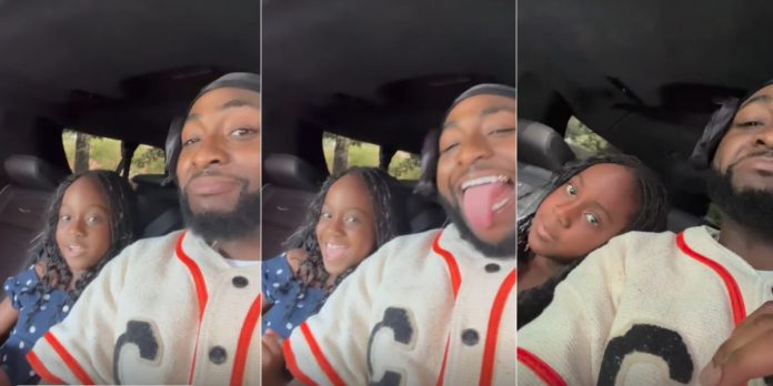 Davido shares lovely moments with second daughter Hailey