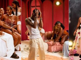 Netizens react as photos show BBNaija S9 housemate Nelly with singer Wizkid in a music video