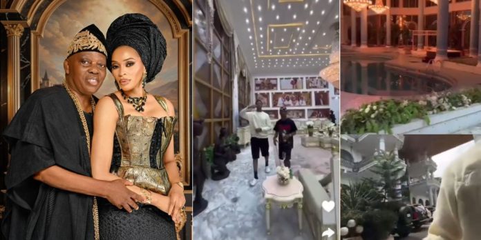 Video shows 84-year-old billionaire Razaq Okoya palatial mansion in Lagos