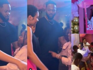 Singer Flavour and former beauty queen Anna Banner throw their daughter Sofia a birthday party (Video)