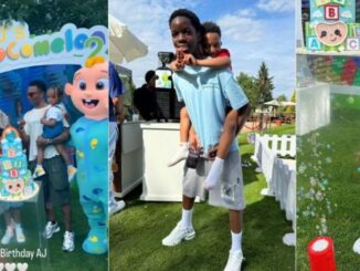 Singer Wizkid and partner Jada P throw 2nd birthday party for son AJ